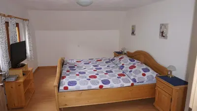 Ein Bett oder Betten in einem Zimmer der Unterkunft Haus Cilli