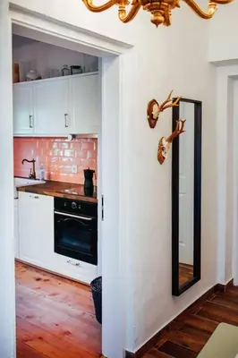 Küche/Küchenzeile in der Unterkunft Apartment Aussee- Beletage Salzherrenhof- Küche, WLAN, Netflix