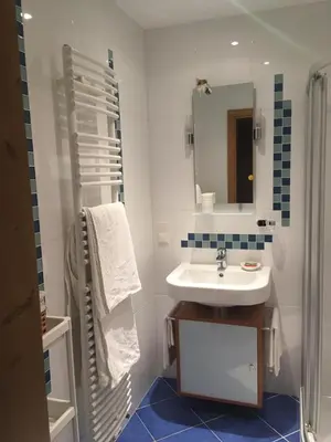 Ein Badezimmer in der Unterkunft Gasthof Oberer Bräuer