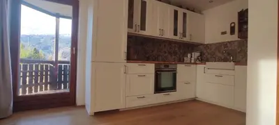 Küche/Küchenzeile in der Unterkunft Ferienwohnung Hager Kuchl