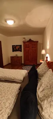 Ein Bett oder Betten in einem Zimmer der Unterkunft Ferienwohnung Hager Kuchl