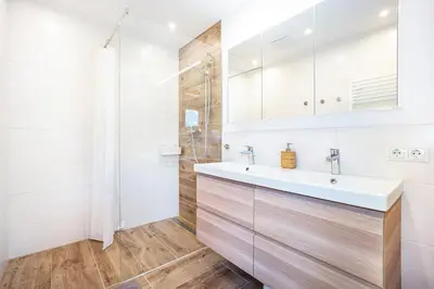 Ein Badezimmer in der Unterkunft Appartement Sonnenheim