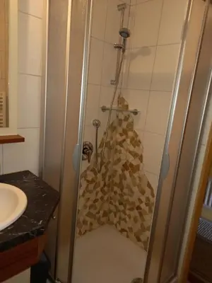 Ein Badezimmer in der Unterkunft Apartment Kleine Auszeit