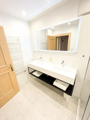 Ein Badezimmer in der Unterkunft Im Ramsen - Familie Baier