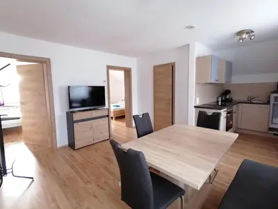 Küche/Küchenzeile in der Unterkunft Apartment Bauer