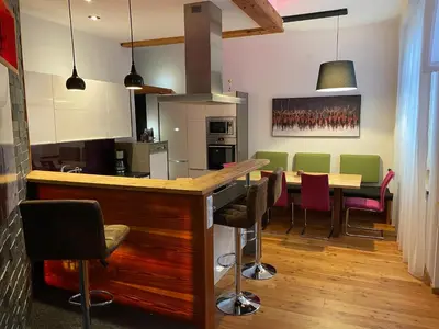 Küche/Küchenzeile in der Unterkunft Romantikapartment mit Sommercard Schladming Dachstein