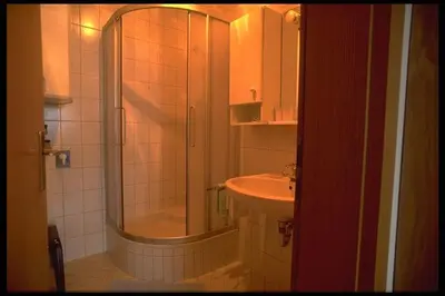 Ein Badezimmer in der Unterkunft Ferienwohnung Kaufmann