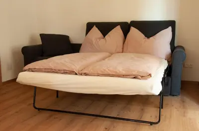 Ein Bett oder Betten in einem Zimmer der Unterkunft Ferienwohnung Stefanie