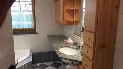 Ein Badezimmer in der Unterkunft Ferienwohnung Appesbacher