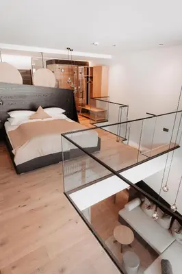 Ein Bett oder Betten in einem Zimmer der Unterkunft JoAnn suites & apart