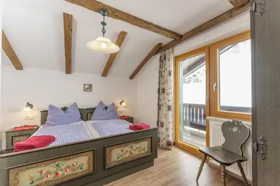 Ein Bett oder Betten in einem Zimmer der Unterkunft Mitterwallnerhof