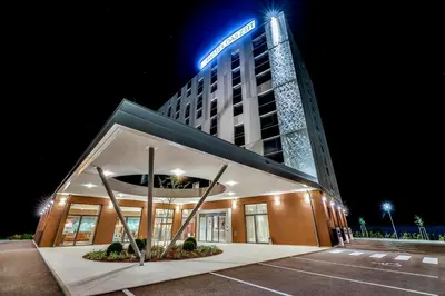 Das Gebäude in dem sich das Hotel befindet