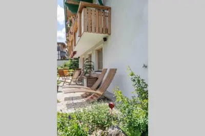 Ein Balkon oder eine Terrasse in der Unterkunft Haus Katschberg