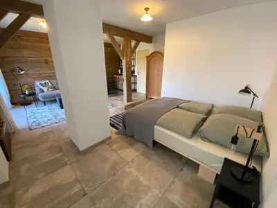 Ein Bett oder Betten in einem Zimmer der Unterkunft Mitterattweng-Florian und Monika Clodi