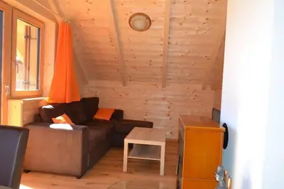 Ein Sitzbereich in der Unterkunft Talhuette App.1 Lachtal 542