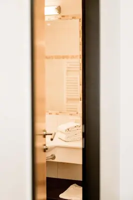 Ein Badezimmer in der Unterkunft B&B Hotel Die Barbara