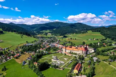 Naturlandschaft in der Nähe des Chalets
