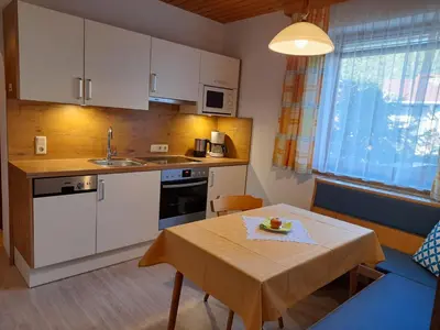 Küche/Küchenzeile in der Unterkunft Haus Gappmaier
