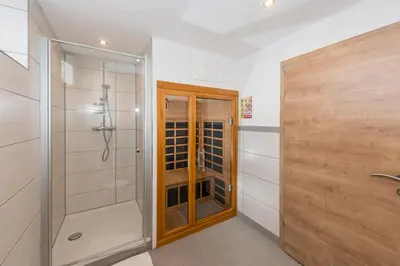 Ein Badezimmer in der Unterkunft Kirchgassers Landhäusl