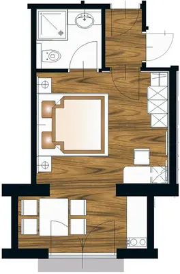 Grundriss der Unterkunft MIA Appartements - non-serviced Appartements