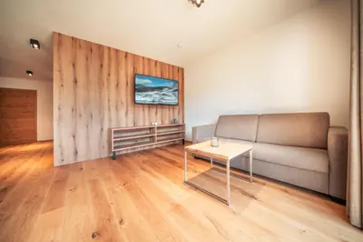Ein Sitzbereich in der Unterkunft Sun Side by Schladming-Appartements