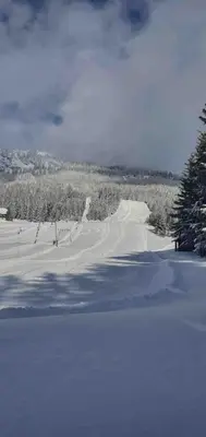 Alpenchalet im Steirischen Salzkammergut im Winter