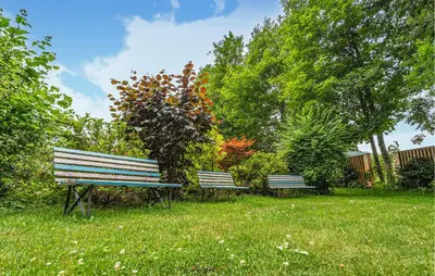 Ein Garten an der Unterkunft Schoen Eingerichtete Ferienw