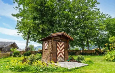 Ein Garten an der Unterkunft Ferienwohnung In Wagrain