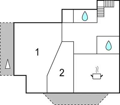 Grundriss der Unterkunft Ferienwohnung In Kleinarl