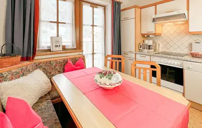 Küche/Küchenzeile in der Unterkunft Gemuetliche Ferienwohnung