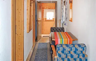 Ein Sitzbereich in der Unterkunft Ferienhaus Mit Ausblick