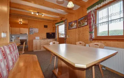 Küche/Küchenzeile in der Unterkunft Luxurioese Ferienhaus Sauna