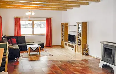 TV/Unterhaltungsangebot in der Unterkunft Ferienhaus Mit Sauna