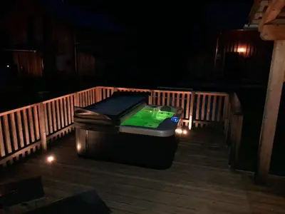 Ein Balkon oder eine Terrasse in der Unterkunft Chalet Steiermark