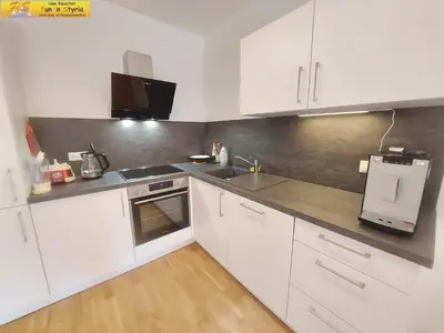 Küche/Küchenzeile in der Unterkunft Apartment Bergzeit