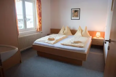 Ein Bett oder Betten in einem Zimmer der Unterkunft Chalet selfcatering 30 beds Parking pets welcome