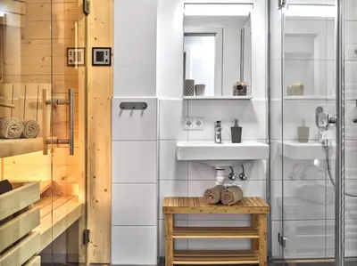 Ein Badezimmer in der Unterkunft Panorama Lodge Alpine Living 201