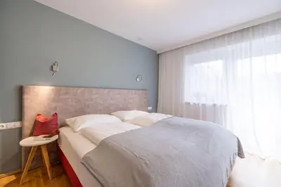 Ein Bett oder Betten in einem Zimmer der Unterkunft Appartementhaus Winter