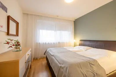 Ein Bett oder Betten in einem Zimmer der Unterkunft Appartementhaus Winter