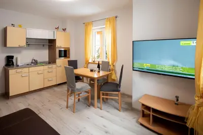 TV/Unterhaltungsangebot in der Unterkunft Apartmenthaus HAUS Gipfelglück Apartment KRUMMHOLZ