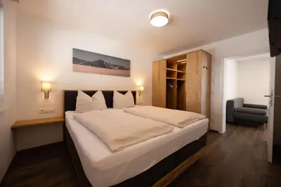 Ein Bett oder Betten in einem Zimmer der Unterkunft Appartement Hammerrain