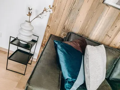 Ein Sitzbereich in der Unterkunft FOUR PEAKS Apartment