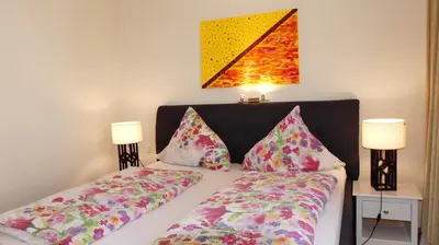 Ein Bett oder Betten in einem Zimmer der Unterkunft THE VIEW - Modern Panorama Residence