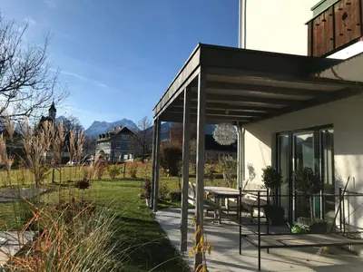 Ein allgemeiner Bergblick oder ein Berglick von der Ferienwohnung aus