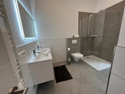 Ein Badezimmer in der Unterkunft Ferienwohnung Jäger Veronika