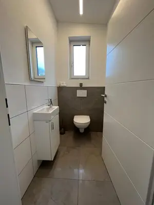 Ein Badezimmer in der Unterkunft Ferienwohnung Jäger Veronika