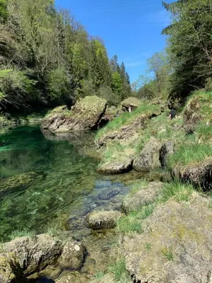 Naturlandschaft in der Nähe des Ferienhauses