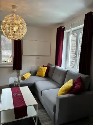 Ein Sitzbereich in der Unterkunft Apartment Mona´s Home