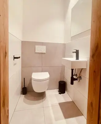 Ein Badezimmer in der Unterkunft AUSZEIT Appartement