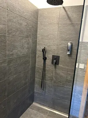 Ein Badezimmer in der Unterkunft Bergmoment Apartments